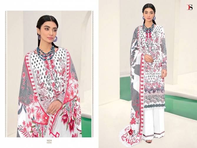 Deepsy Cheveron Lawn 22 Vol 2 Fancy Wear Cotton Embroidery Pakistani Salwar Kameez Collection